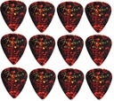 Fender 351 Shape Classic Picks Medium, Tortoise Shell, 12un.