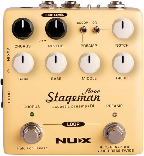 [A/008065] Nux Stageman Floor Preamp & DI