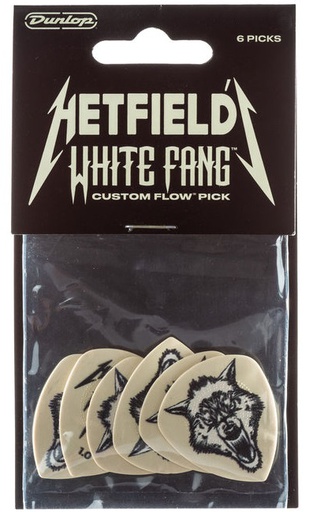 [A/008699] Dunlop PH122P073 Hetfield´s White Fang Custom Flow, 0.73mm