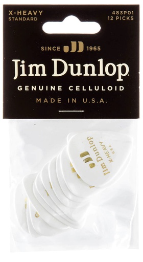 [A/002043] Dunlop Guitar Pick Celluloid Extra Heavy