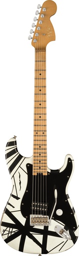 [A/008881] EVH Striped Series '78 Eruption White with Black Stripes Relic