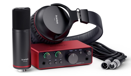 [A/009100] Focusrite Scarlett Solo Studio Pack 4th Gen