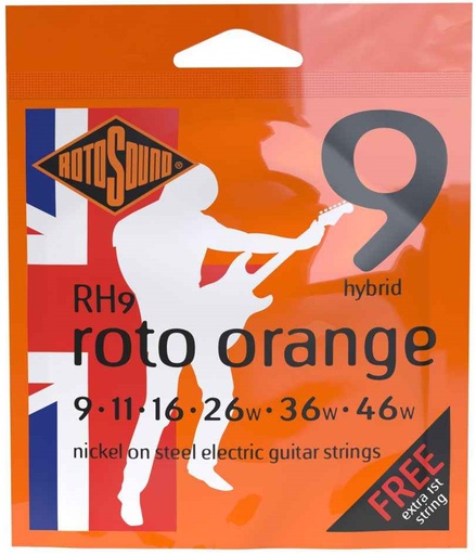 [A/009189] Rotosound RH9 Roto Orange, Hybrid